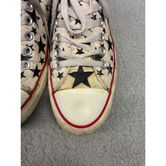Converse Chuck Taylor All Star Low Top Sneakers Men's 9 Star Print Canvas Shoes - Picture 8 of 16